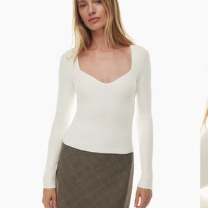 Aritzia - Wilfred Tuscany sweater - white